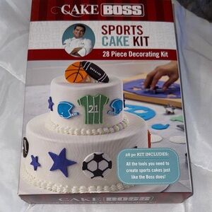 Cake Boss Sports Cake Decorating Kit - 28 Piece Set